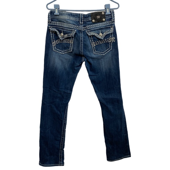Miss Me Denim - Miss Me Jeweled Straight Leg Jean Size 29